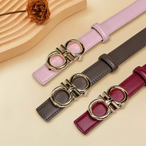 Versatile ladies' belt: Metal buckle +PU belt body, paying tribute to the classic design style, great for both gifting and personal use