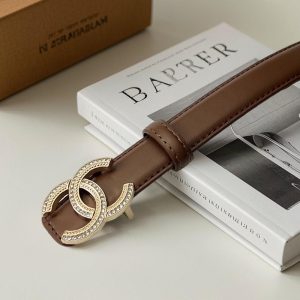 cc  belt: Metal buckle +PU belt body, CC metal buckle head, suitable for gifting and personal use