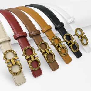 Versatile ladies' belt: Metal buckle +PU belt body, paying tribute to the classic design style, great for both gifting and personal use