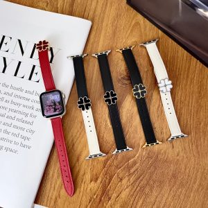 【Glealx】Magnetic Leather Watch Band for Smart Watches, High-Quality Designer Style Strap, Adjustable Length Fits 165–215mm Wrists, Ideal for Daily Wear. Watch Not Included.