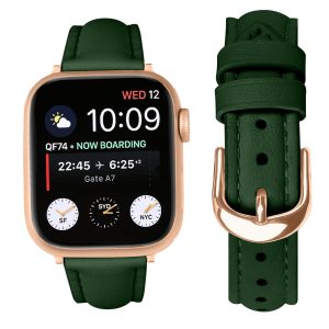 【Glealx】Magnetic Leather Watch Band for Smart Watches, High-Quality Designer Style Strap, Adjustable Length Fits 165–215mm Wrists, Ideal for Daily Wear. Watch Not Included.